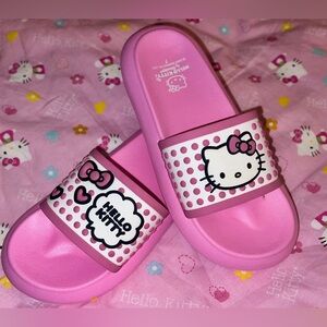 Hello Kitty by Sanrio Women's EVA Beach Slide Sandals Size 7